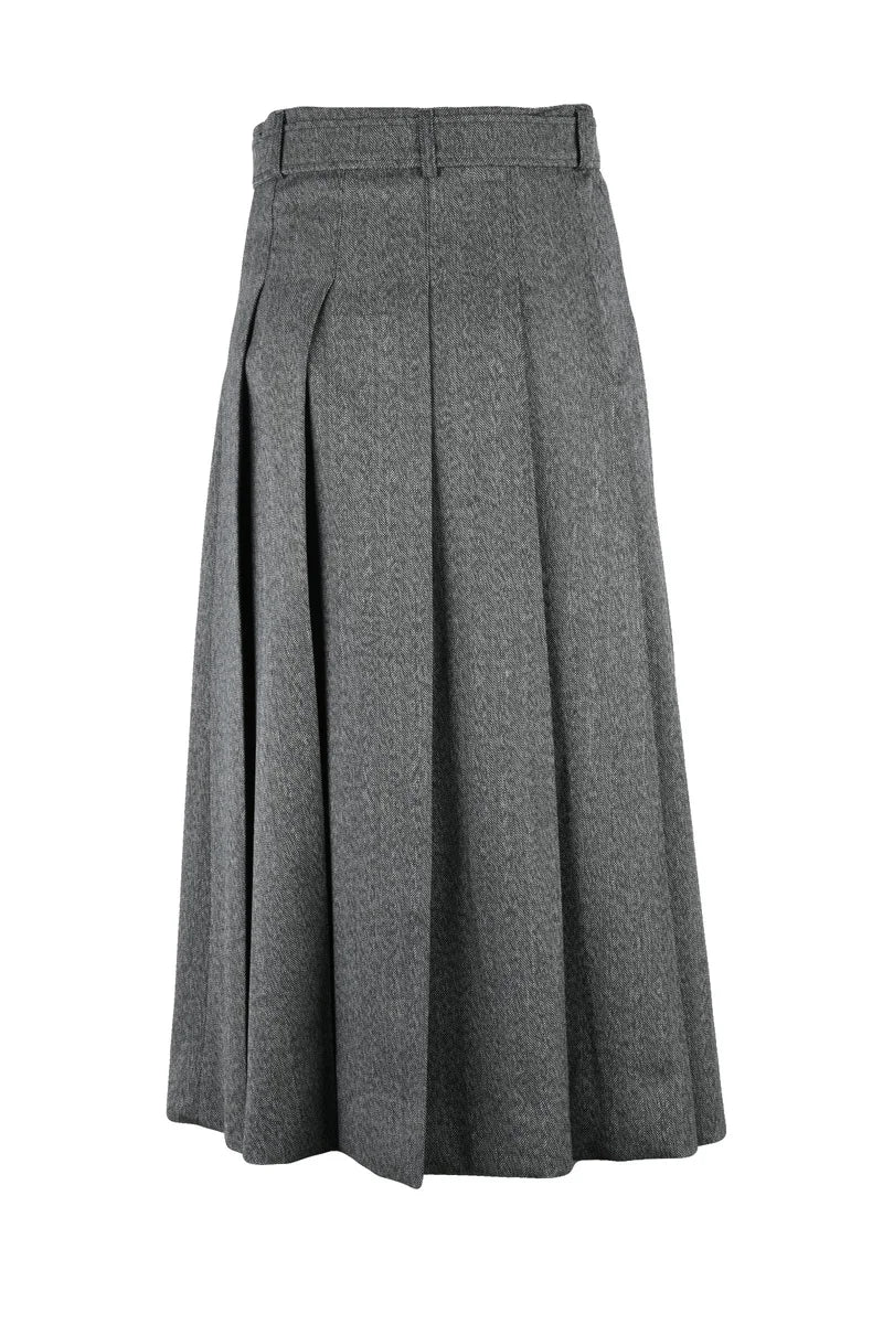 Officine Générale Gonna Longuette Pieghe - Grigio