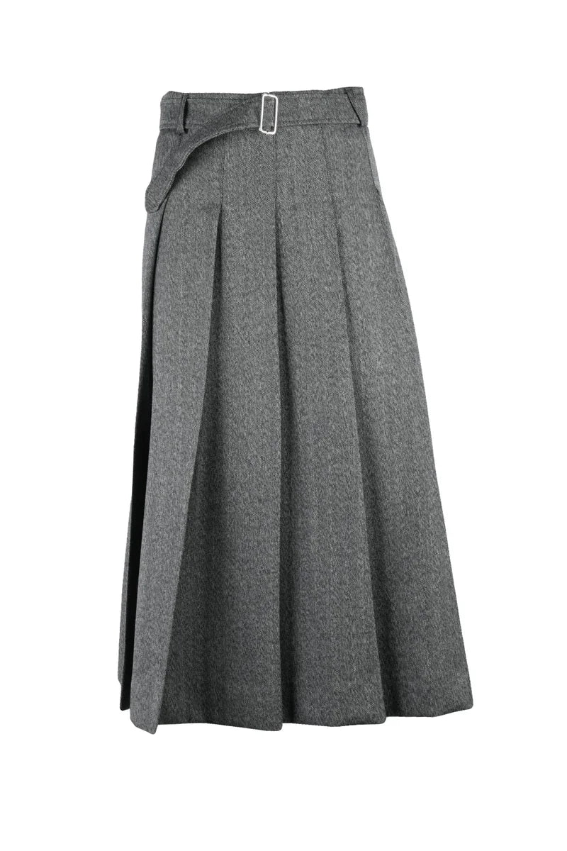 Officine Générale Gonna Longuette Pieghe - Grigio