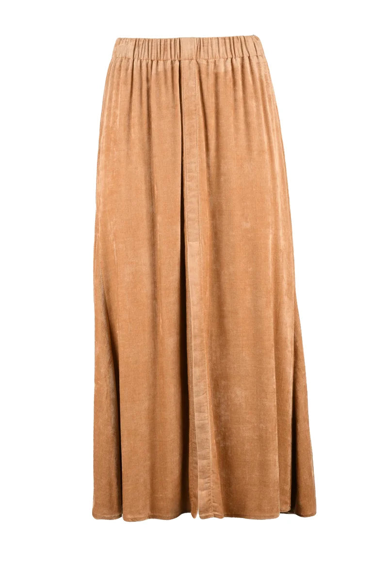 Forte_forte Gonna Lunga Velluto - Beige