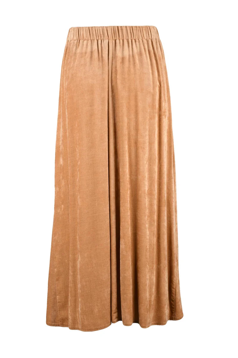 Forte_forte Gonna Lunga Velluto - Beige