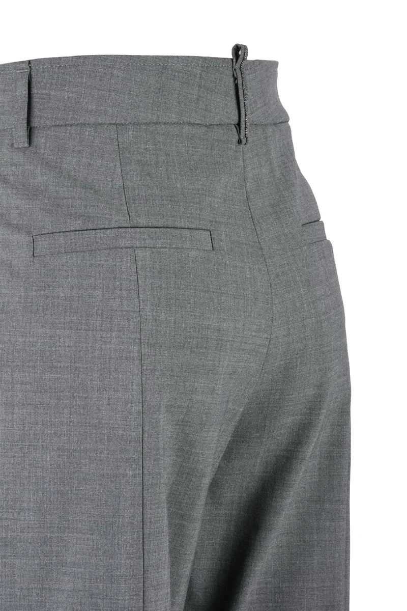Brunello Cucinelli Pantalone Dritto - Grigio