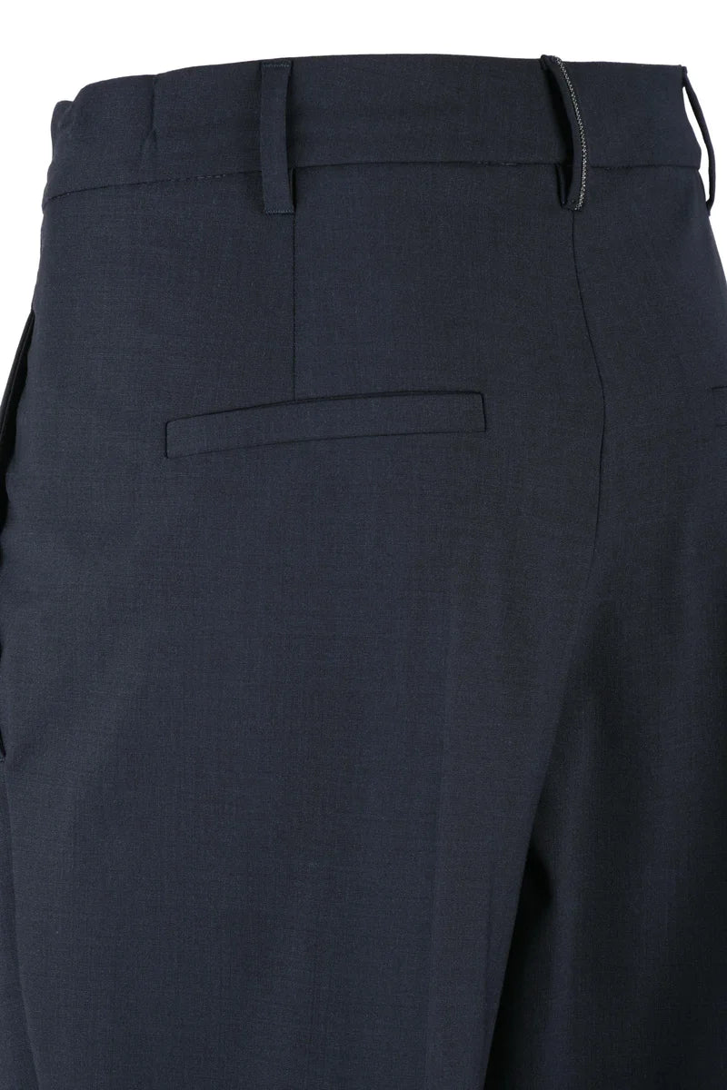 Brunello Cucinelli Pantalone Chino - Blu