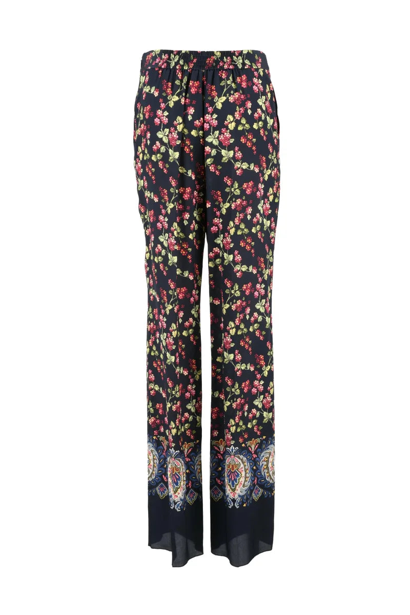 Etro Pantalone Comfort Fit - Nero