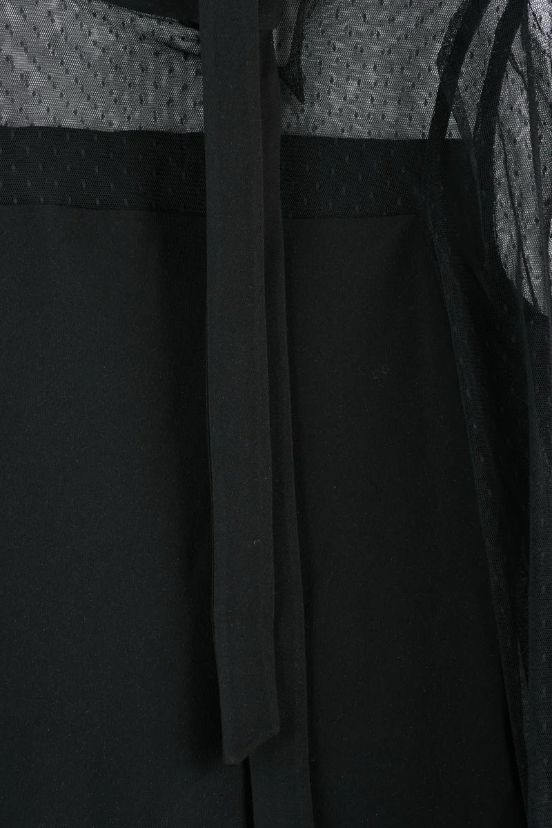 Twinset Actitude Abito Tunica Voile - Nero