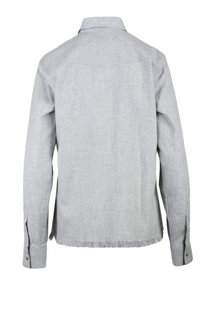 Eleventy Camicia in Cotone - Grigio