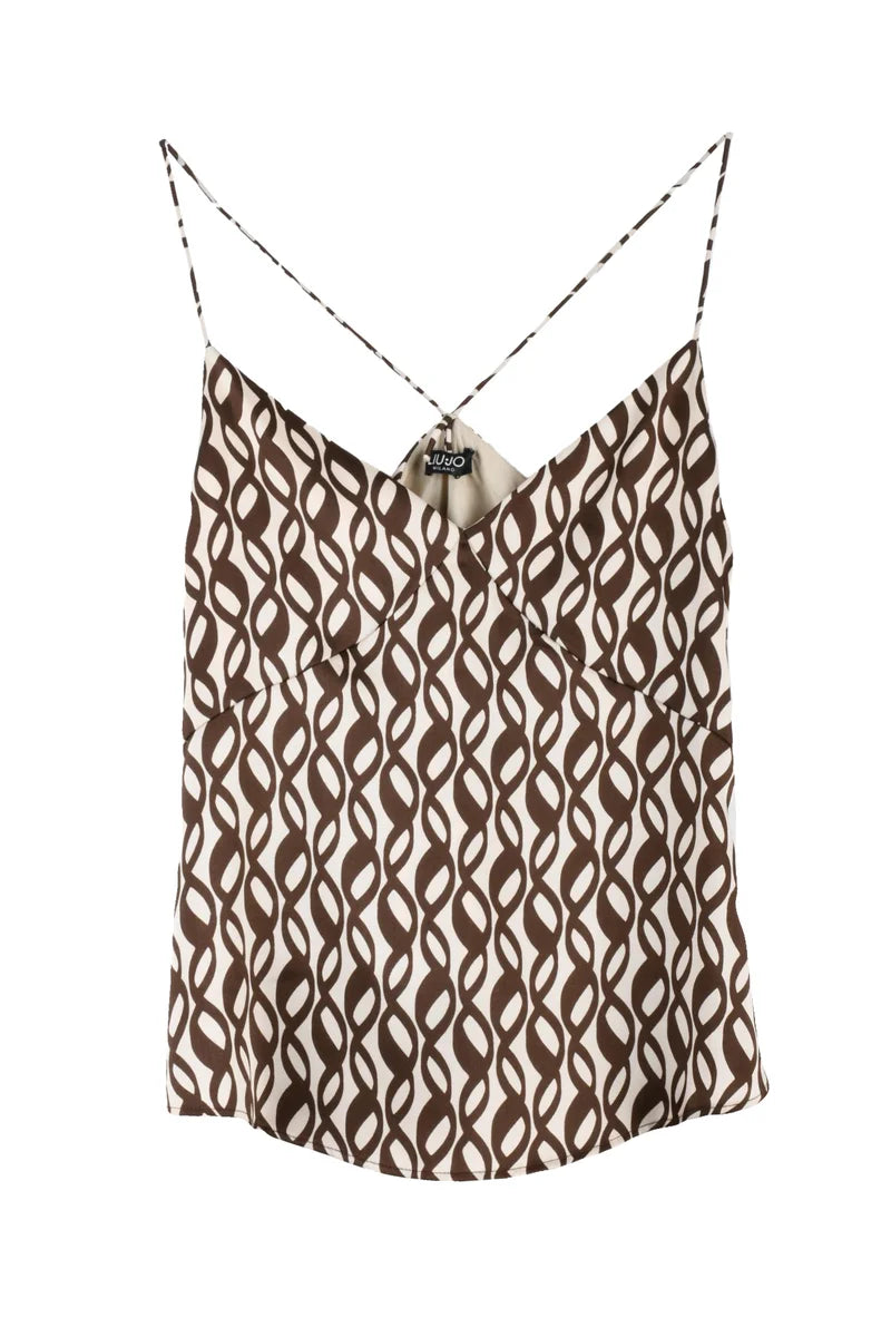 Liu Jo Camicia in Poliestere - Beige/Marrone