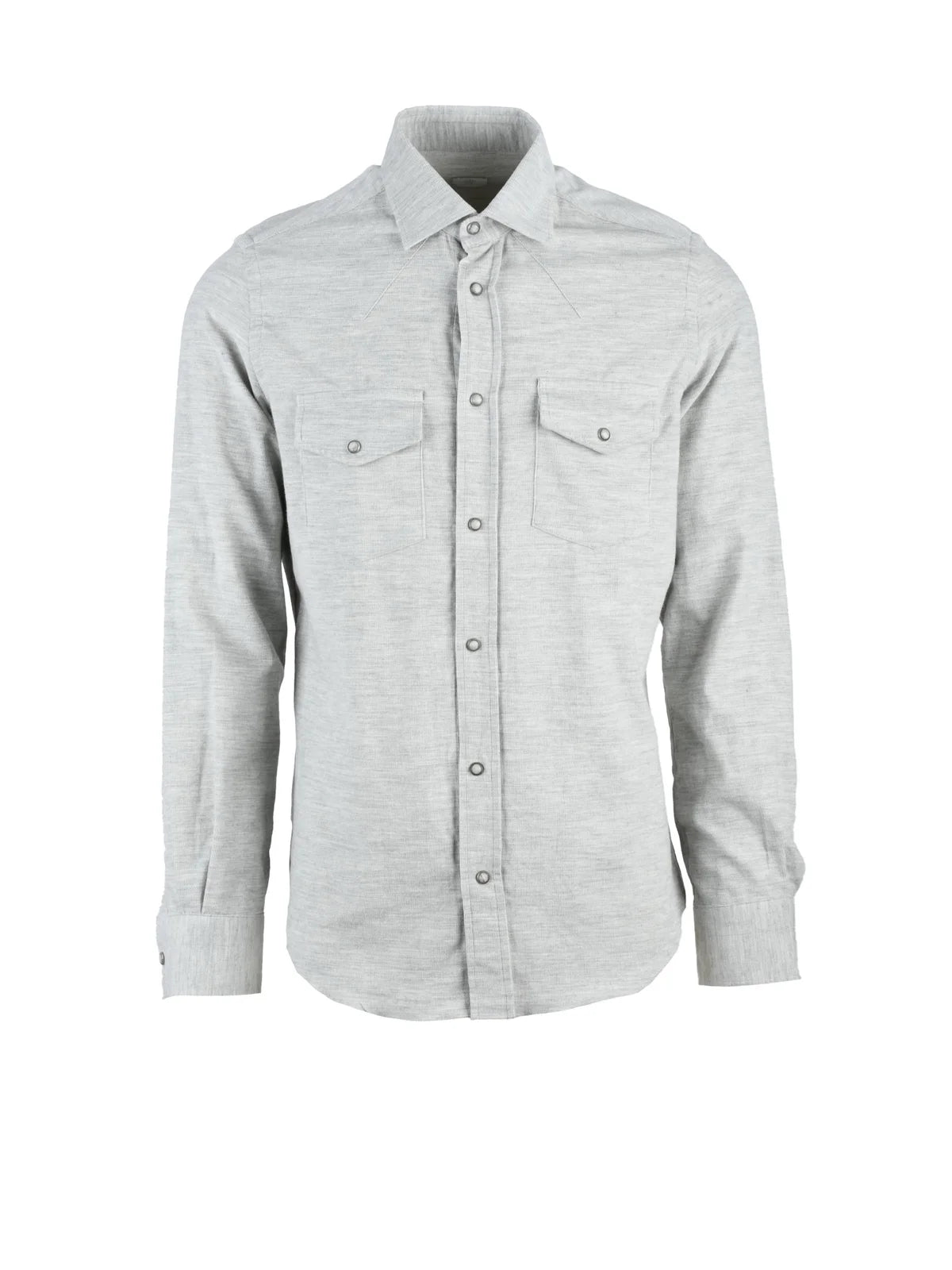 Eleventy Camicia Cotone - Grigio Chiaro
