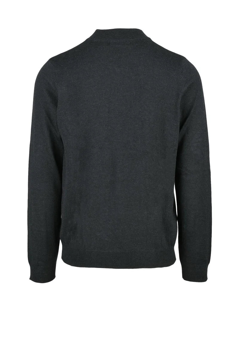 Havana & Co Cardigan con Zip - Grigio