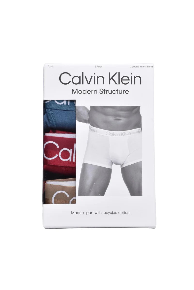 Calvin Klein Set Boxer 3 Pz - Beige/Grigio