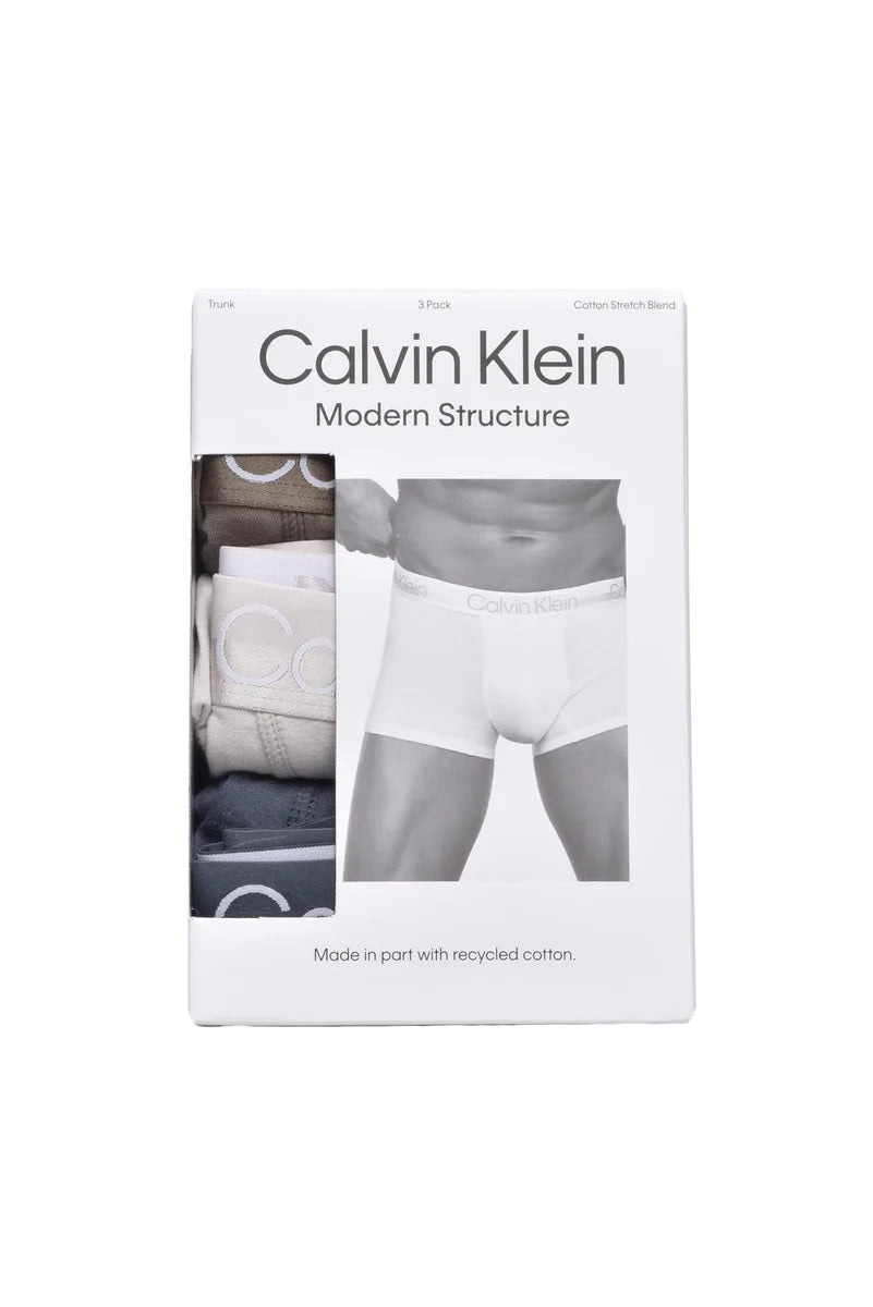 Calvin Klein Set Boxer 3 Pz - Beige/Grigio