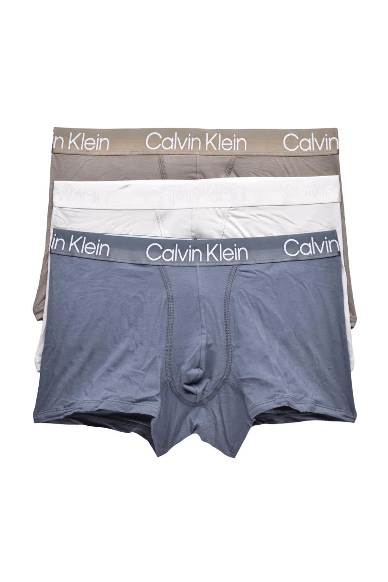 Calvin Klein Set Boxer 3 Pz - Beige/Grigio