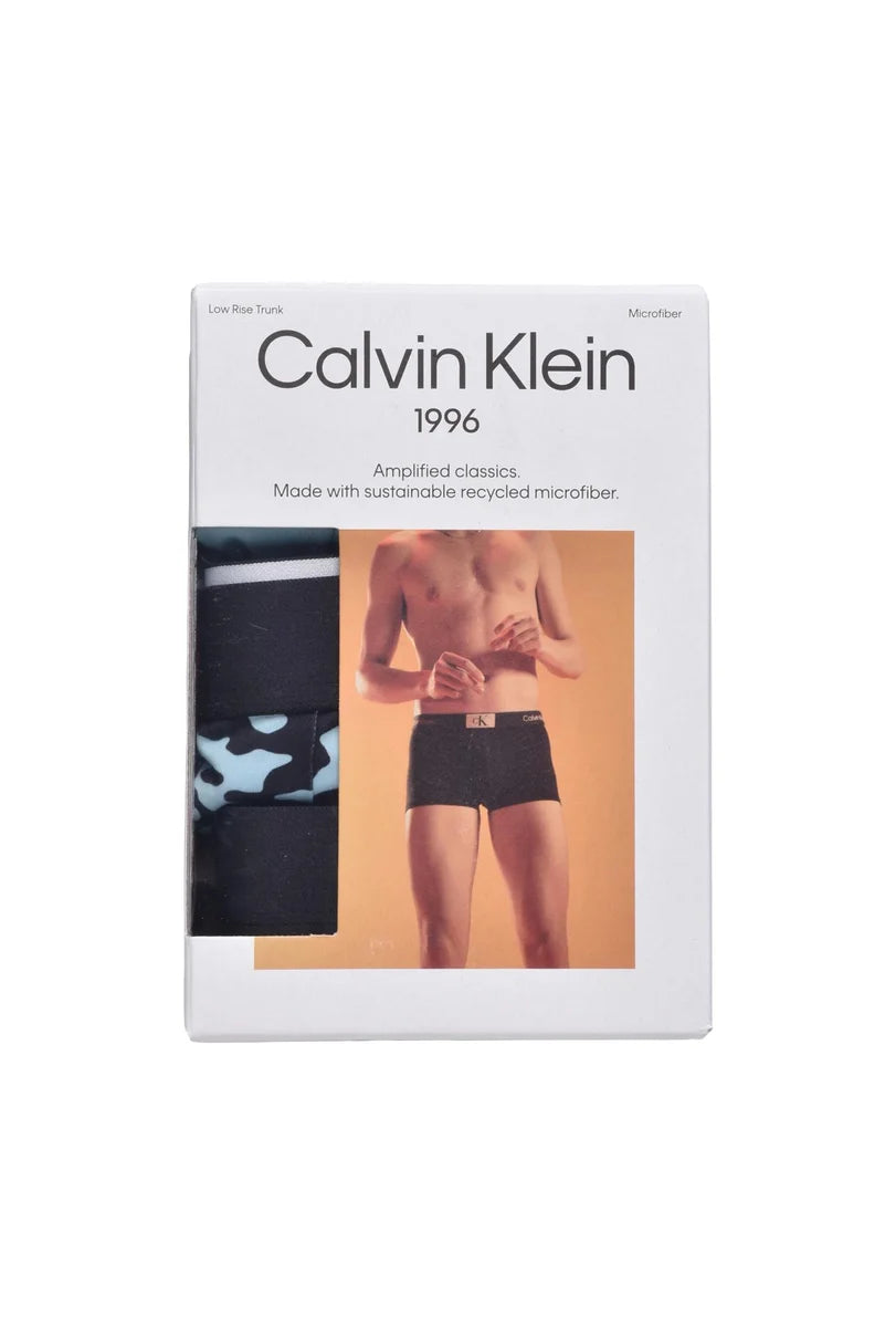 Calvin Klein Set Boxer 3 Pz - Blu/Marrone