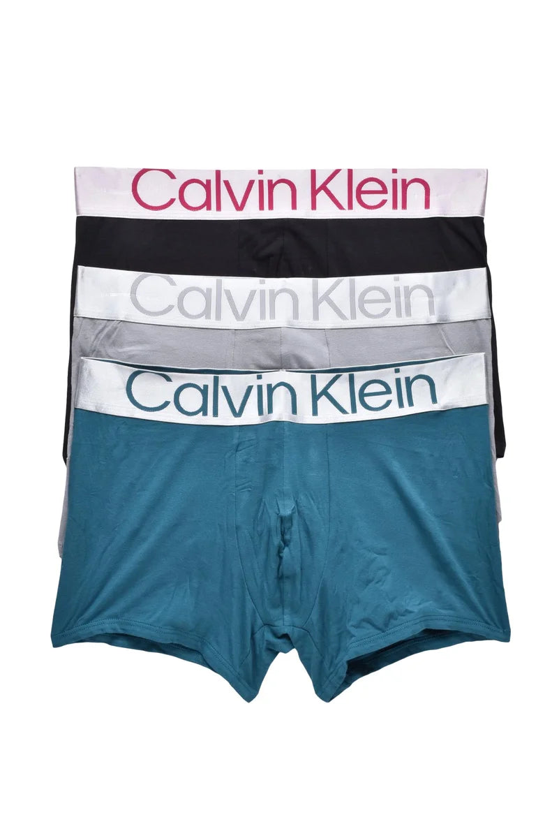 Calvin Klein Set Boxer 3 Pz - Nero/Verde