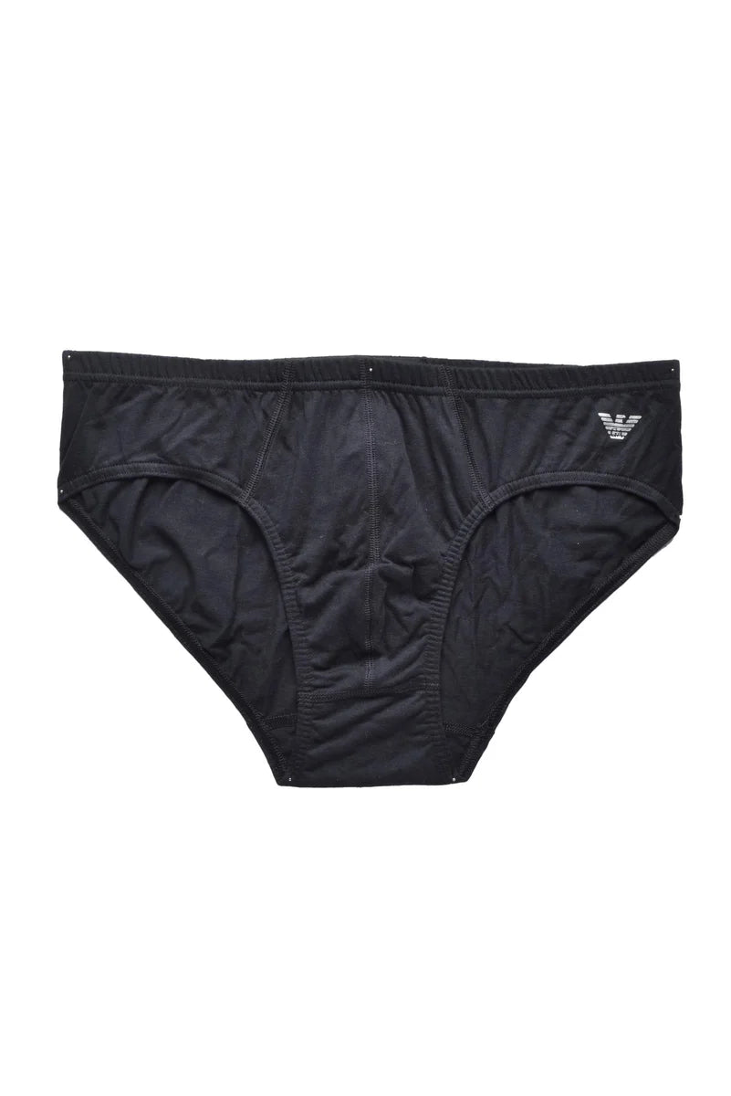 Emporio Armani Slip Cotone Nero