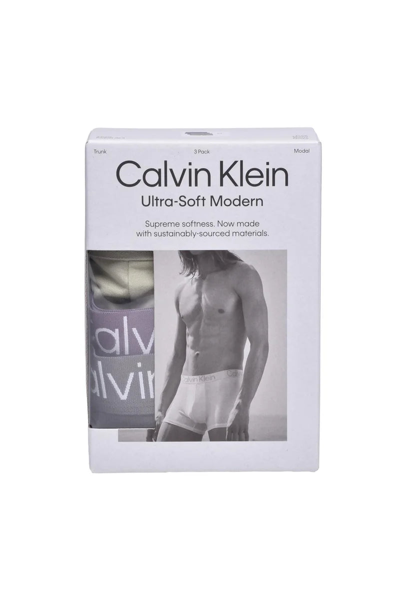 Calvin Klein Set Boxer 3 Pz - Grigio/Beige
