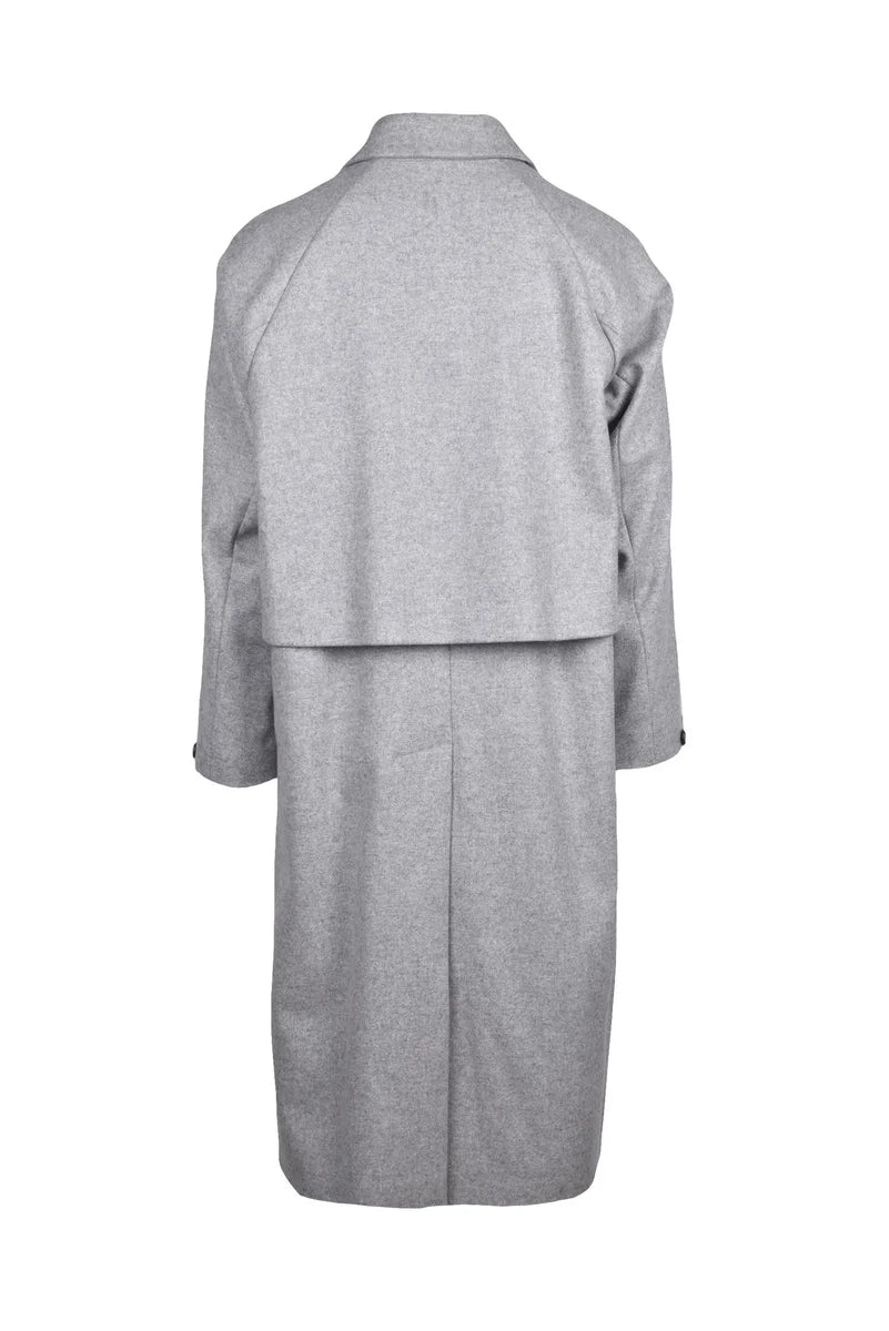 Hevo Cappotto Destrutturato - Grigio