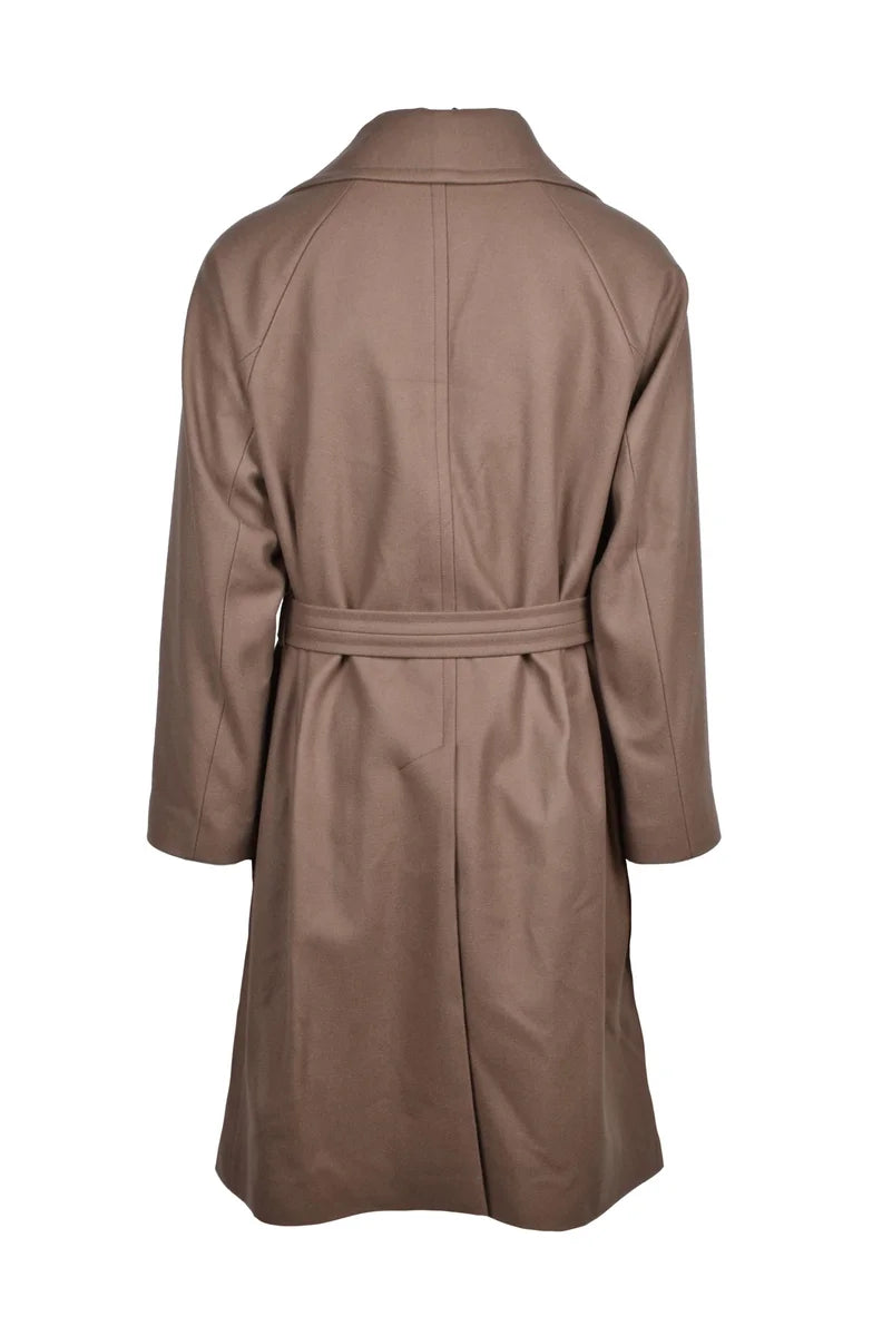 Hevo Cappotto Destrutturato - Marrone