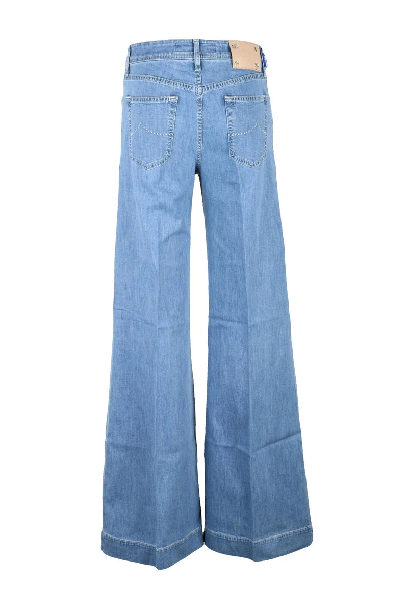 Jacob Cohën Jeans Palazzo - Azzurro