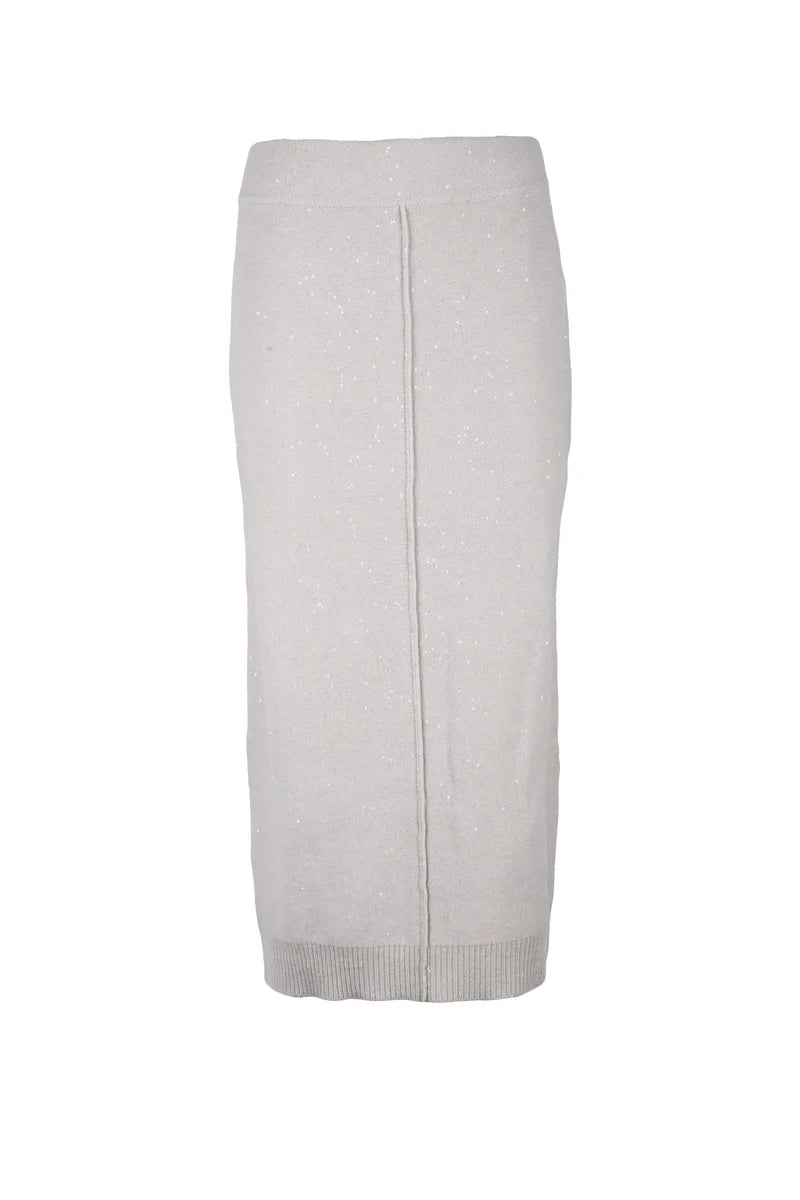 Panicale Gonna Grigio Chiaro