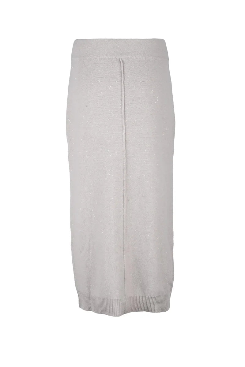 Panicale Gonna Grigio Chiaro