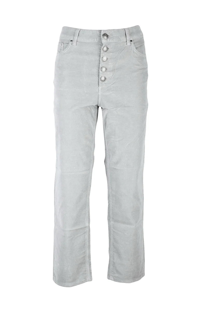 Dondup Pantaloni Grigio Chiaro