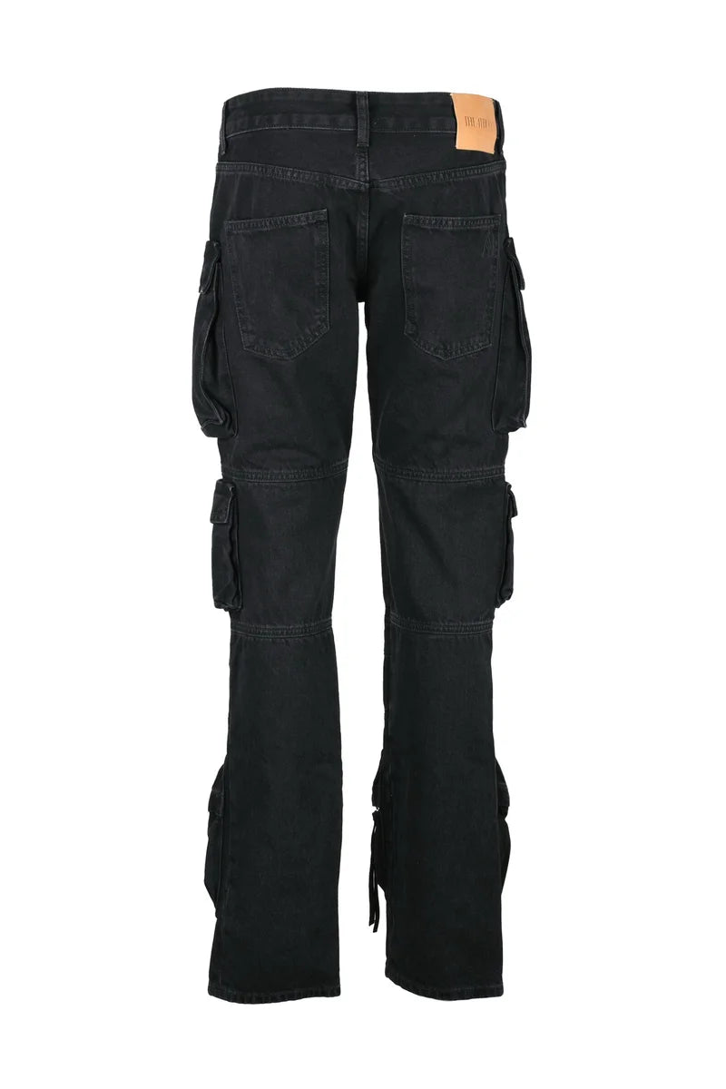 The Attico Jeans Cargo - Nero
