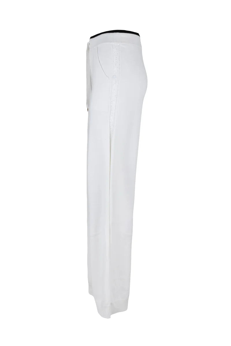 Lorena Antoniazzi Pantalone Tuta - Bianco