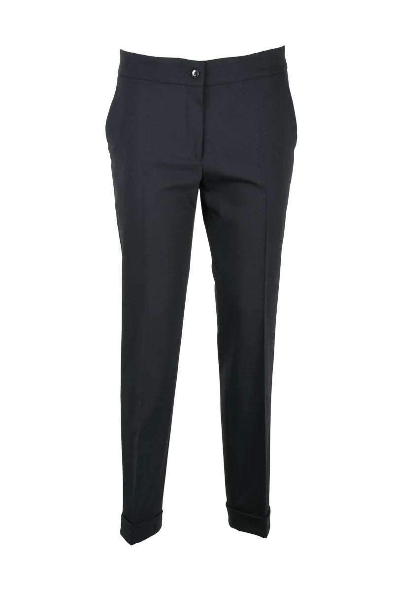 Etro Pantaloni in Lana Vergine - Nero