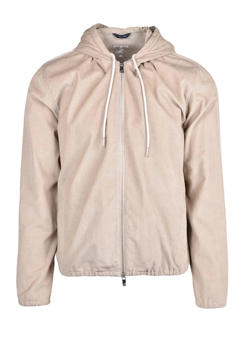 Tombolini Giubbotto Velluto Coste - Beige