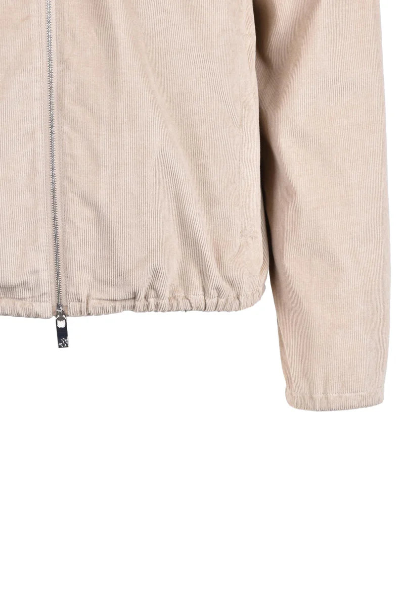 Tombolini Giubbotto Velluto Coste - Beige