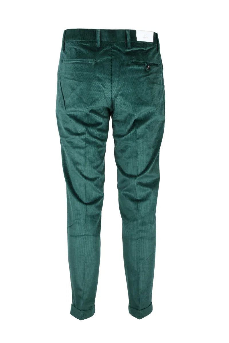 Michael Coal 1+ Pantalone Verde Cotone Modal Stretch