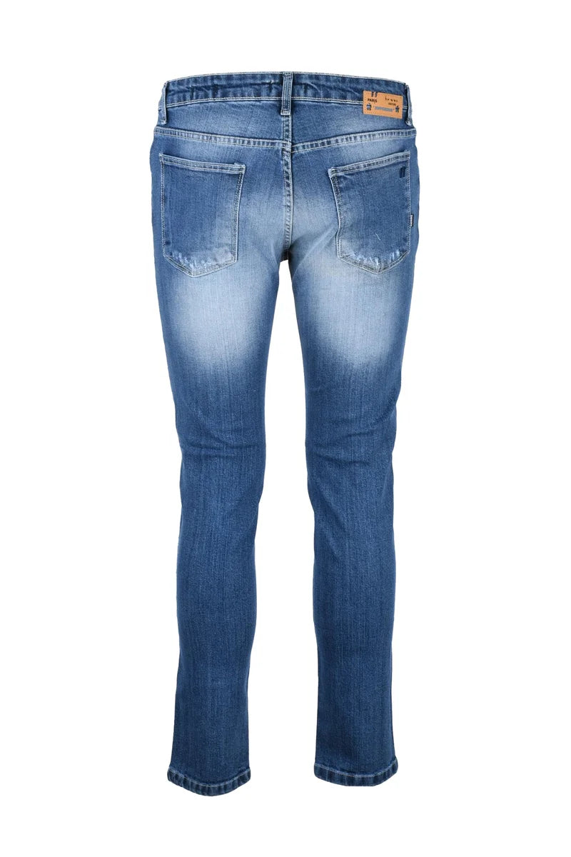 Daniele Alessandrini Homme Jeans Cotone Stretch - Blu