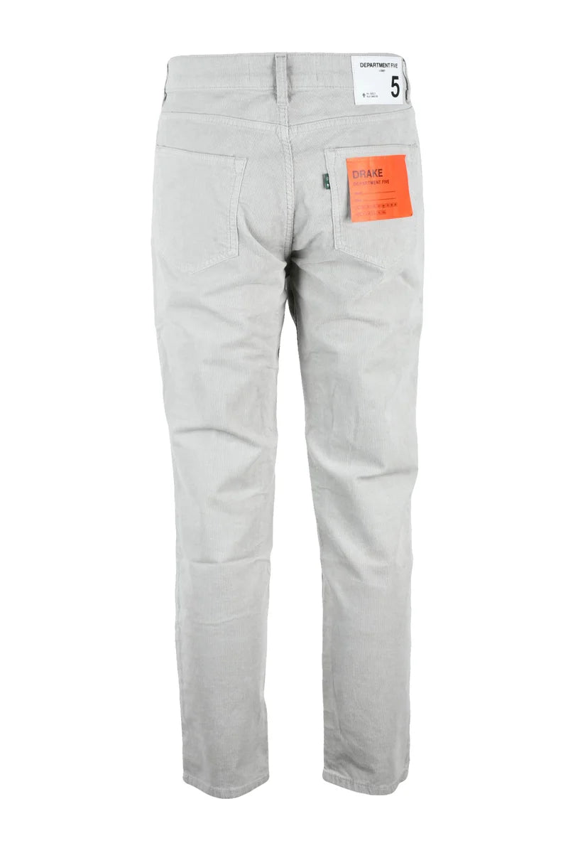 Department 5 Pantalone Grigio Chiaro Uomo