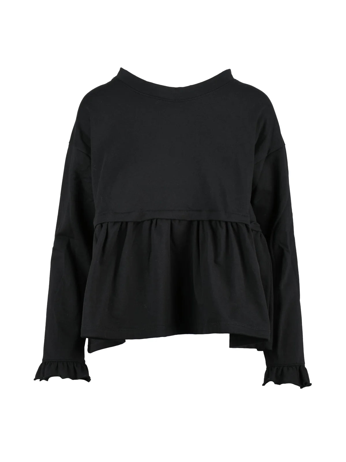 Gio.tta Felpa Corta Cotone ed Elastan Nero