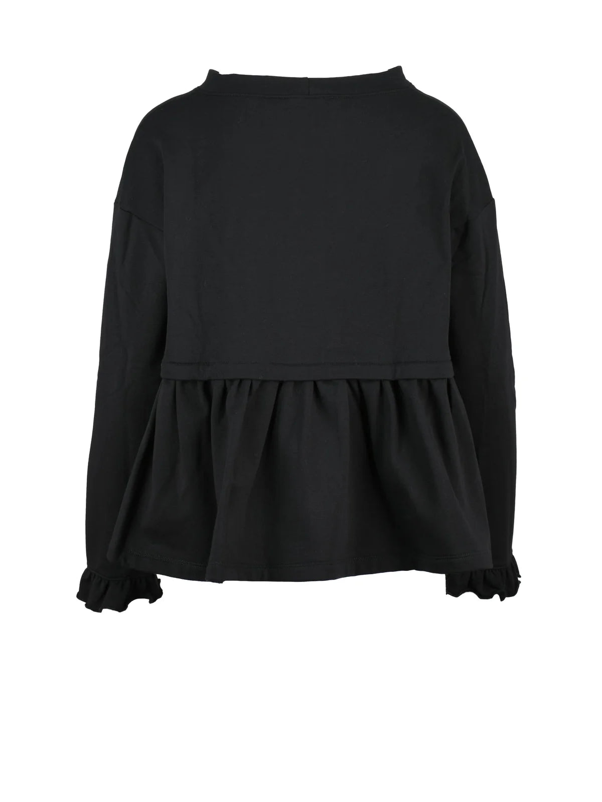 Gio.tta Felpa Corta Cotone ed Elastan Nero