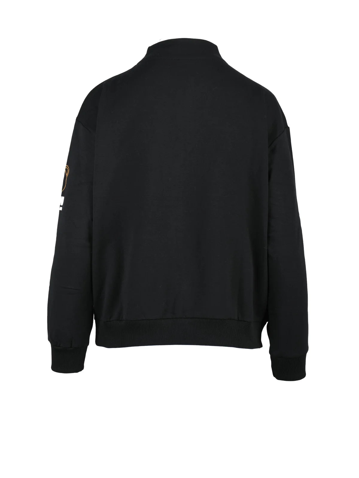 Moschino Underwear Felpa Zip Cotone ed Elastan Nero