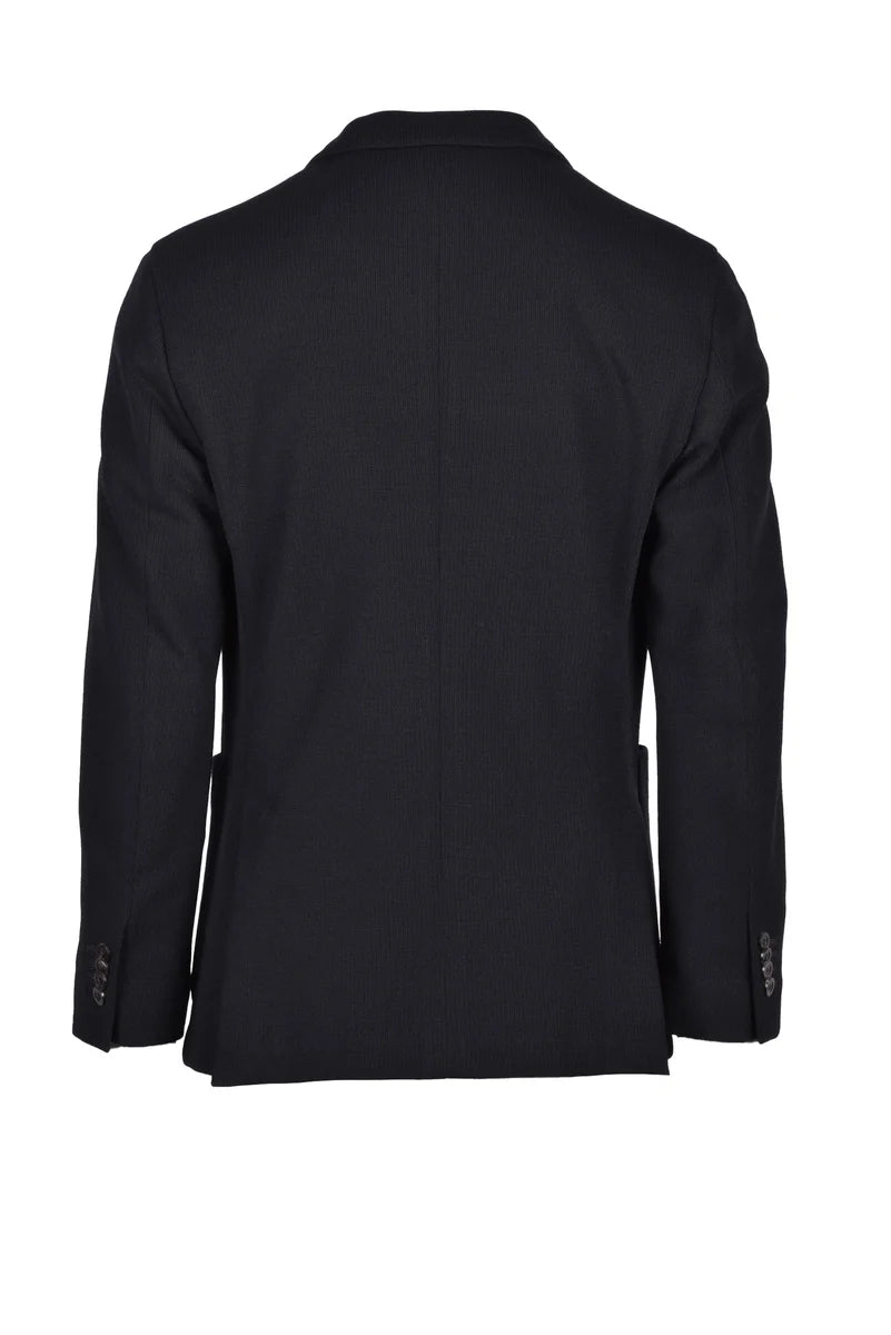 Boglioli Blazer Maglia Doppiopetto - Nero