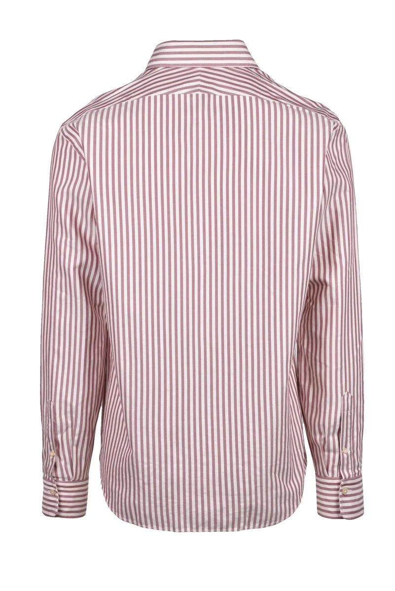 Alessandro Gherardi Camicia Flanella - Beige/Bordeaux