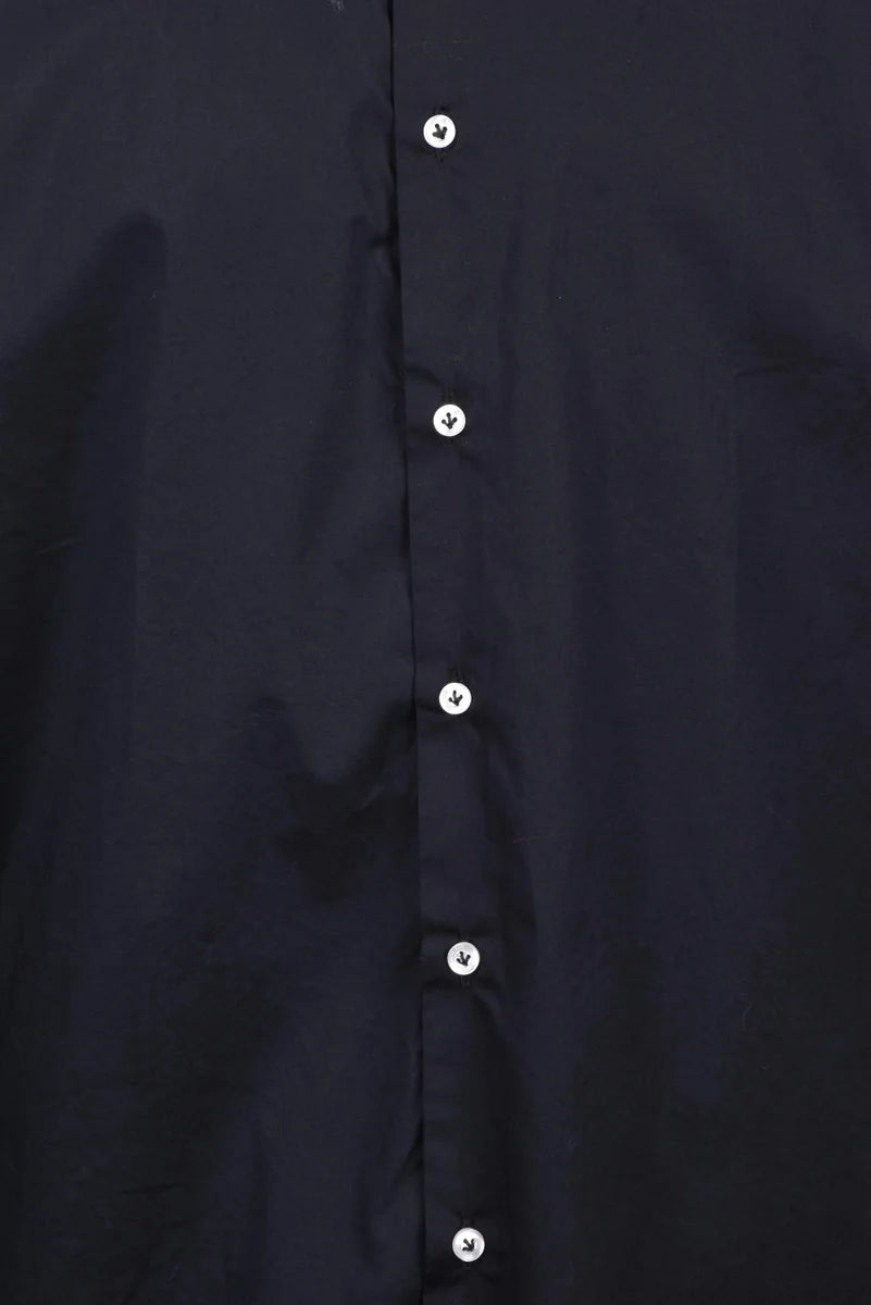 Manuel Ritz Camicia Cotone Stretch - Nero