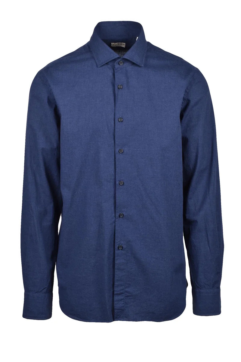 Xacus Camicia Cotone - Blu