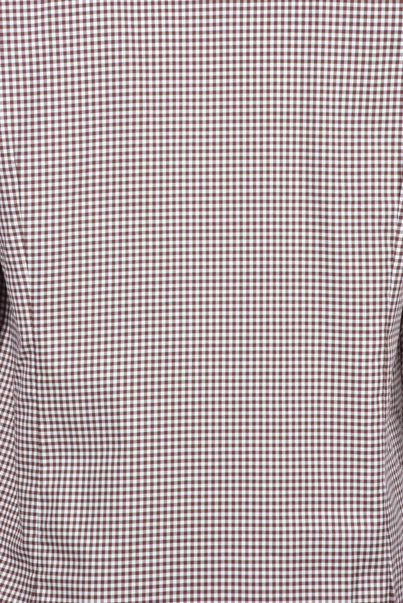 Ghirardelli Camicia Fantasia - Marrone/Bianco
