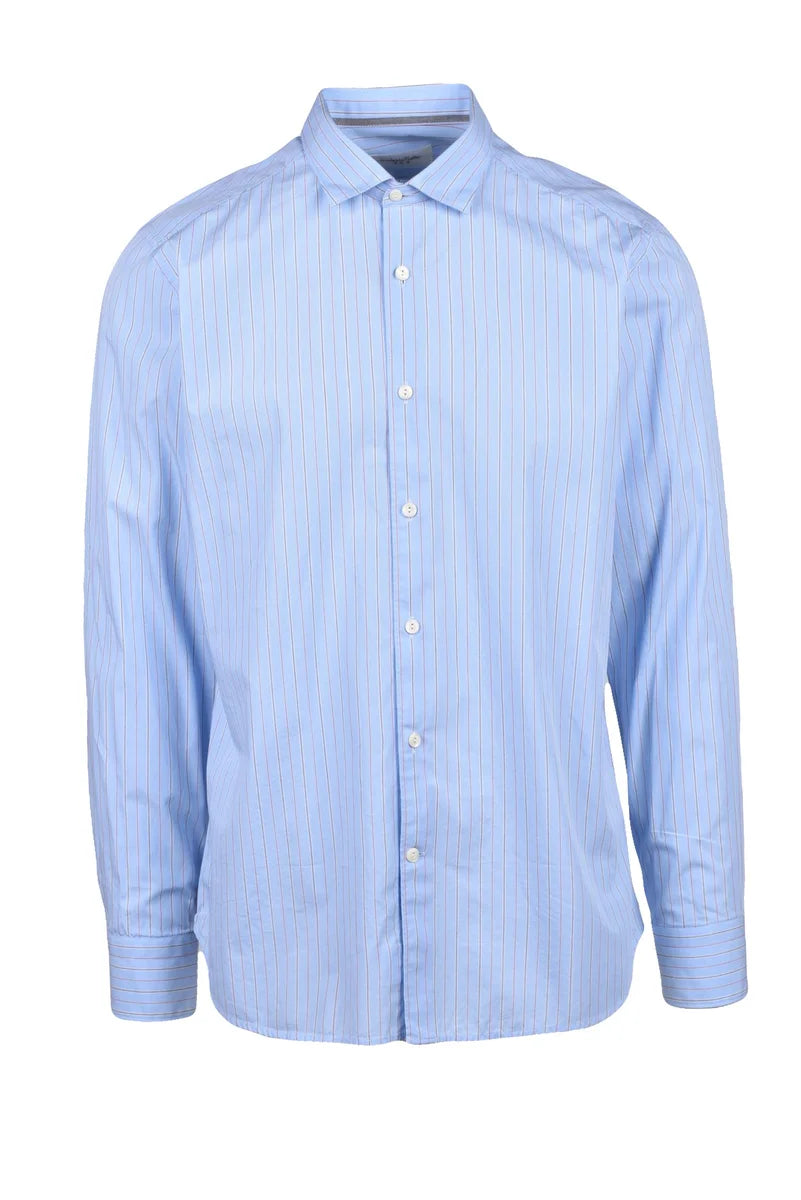 Tintoria Mattei 954 Camicia Cotone - Cipria/Nero