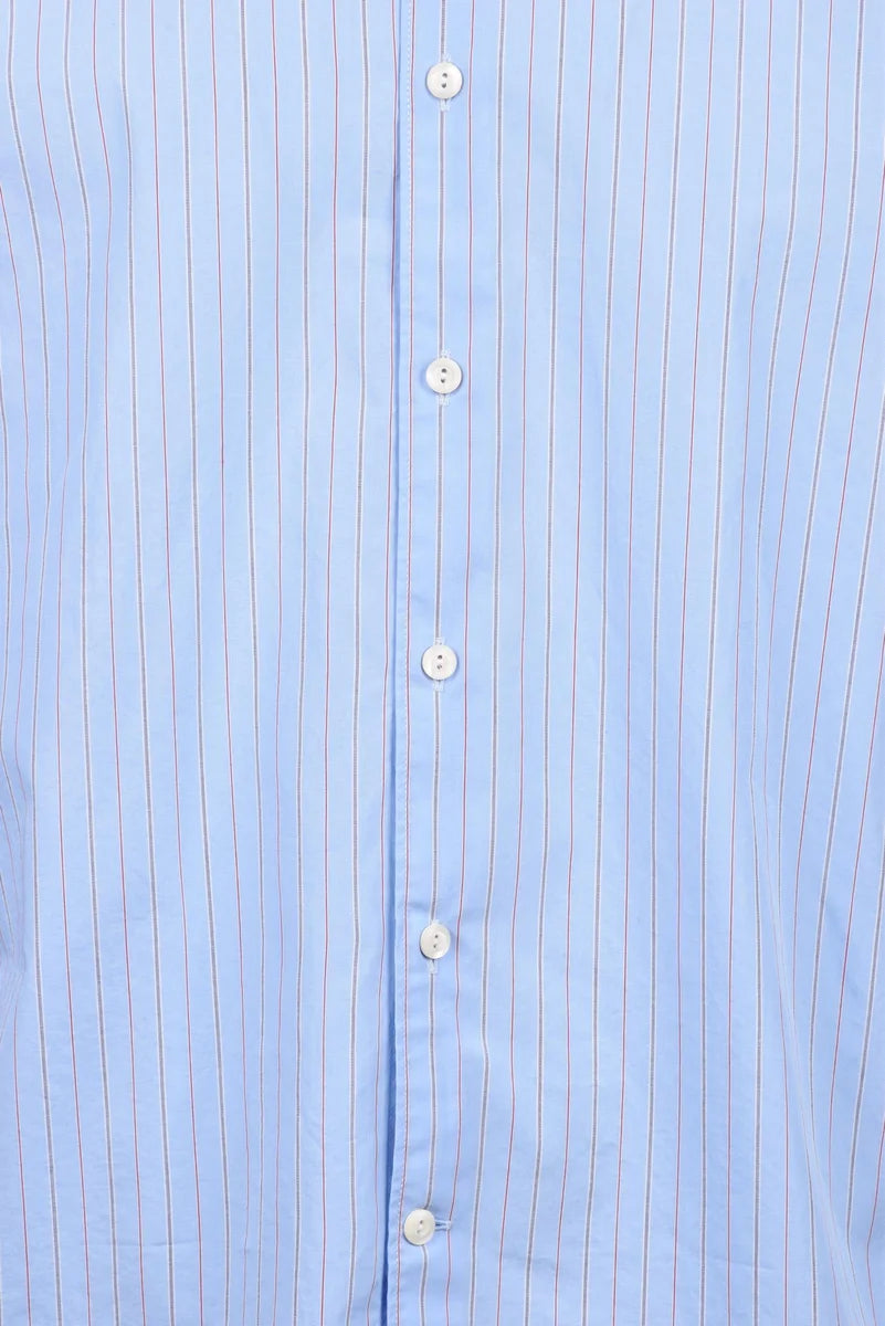 Tintoria Mattei 954 Camicia Cotone - Cipria/Nero