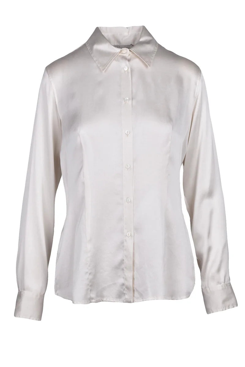 Antonelli Camicia Seta Stretch - Bianco