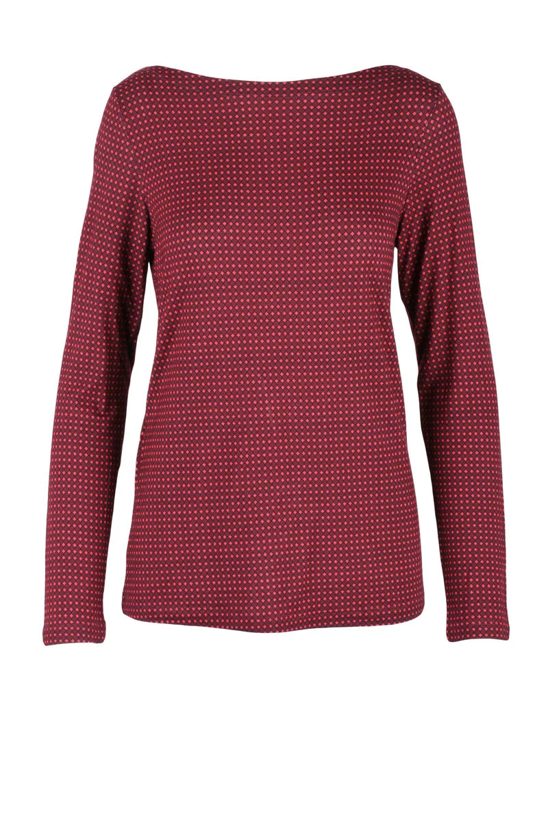Diana Gallesi Blusa Jersey Stretch - Rosso