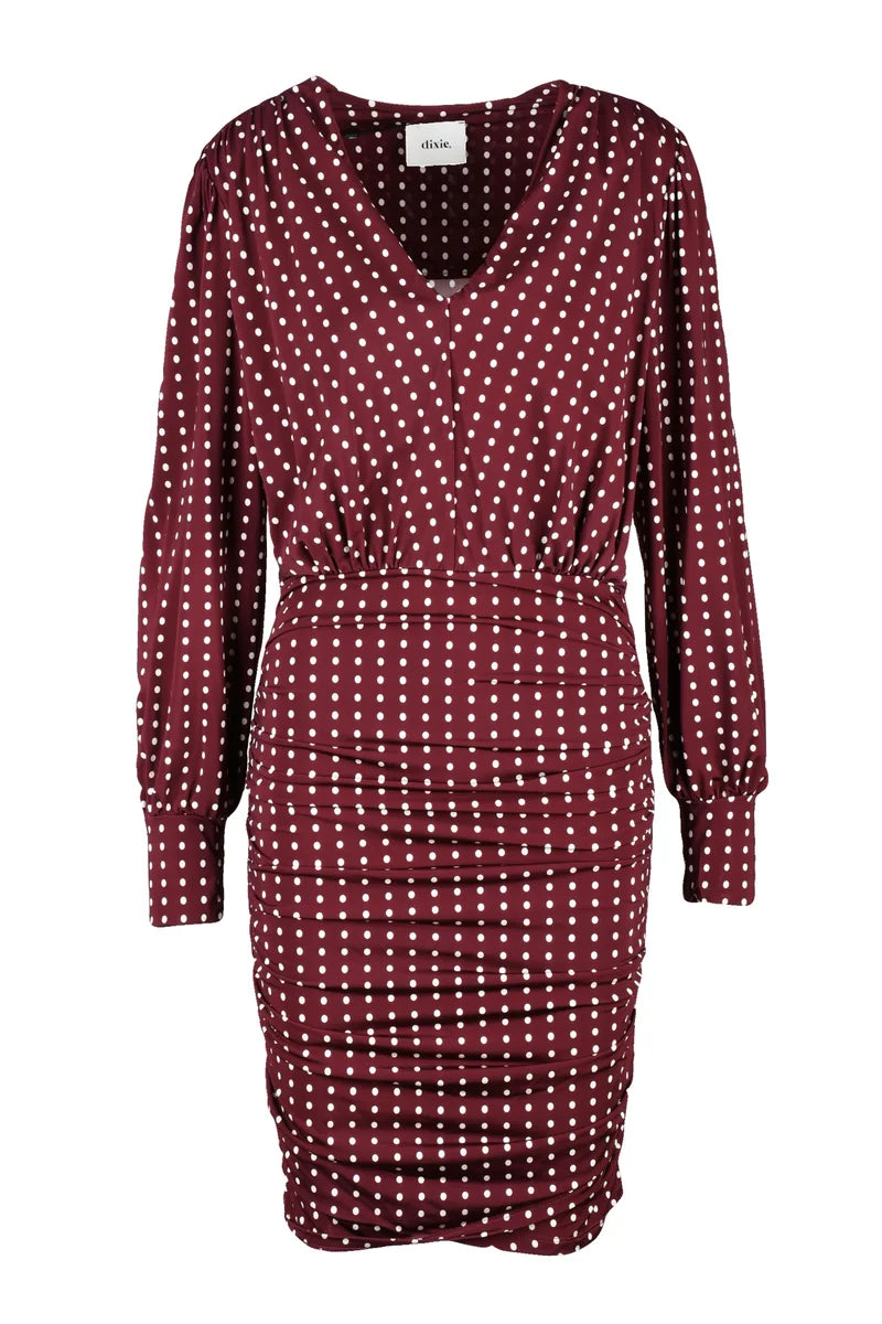 Dixie Abito Longuette Arricciato - Rosso