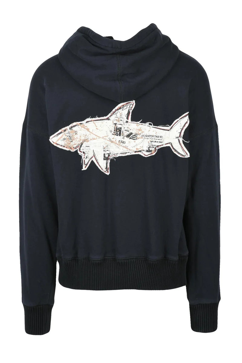 Paul & Shark Felpa con Cappuccio - Grigio