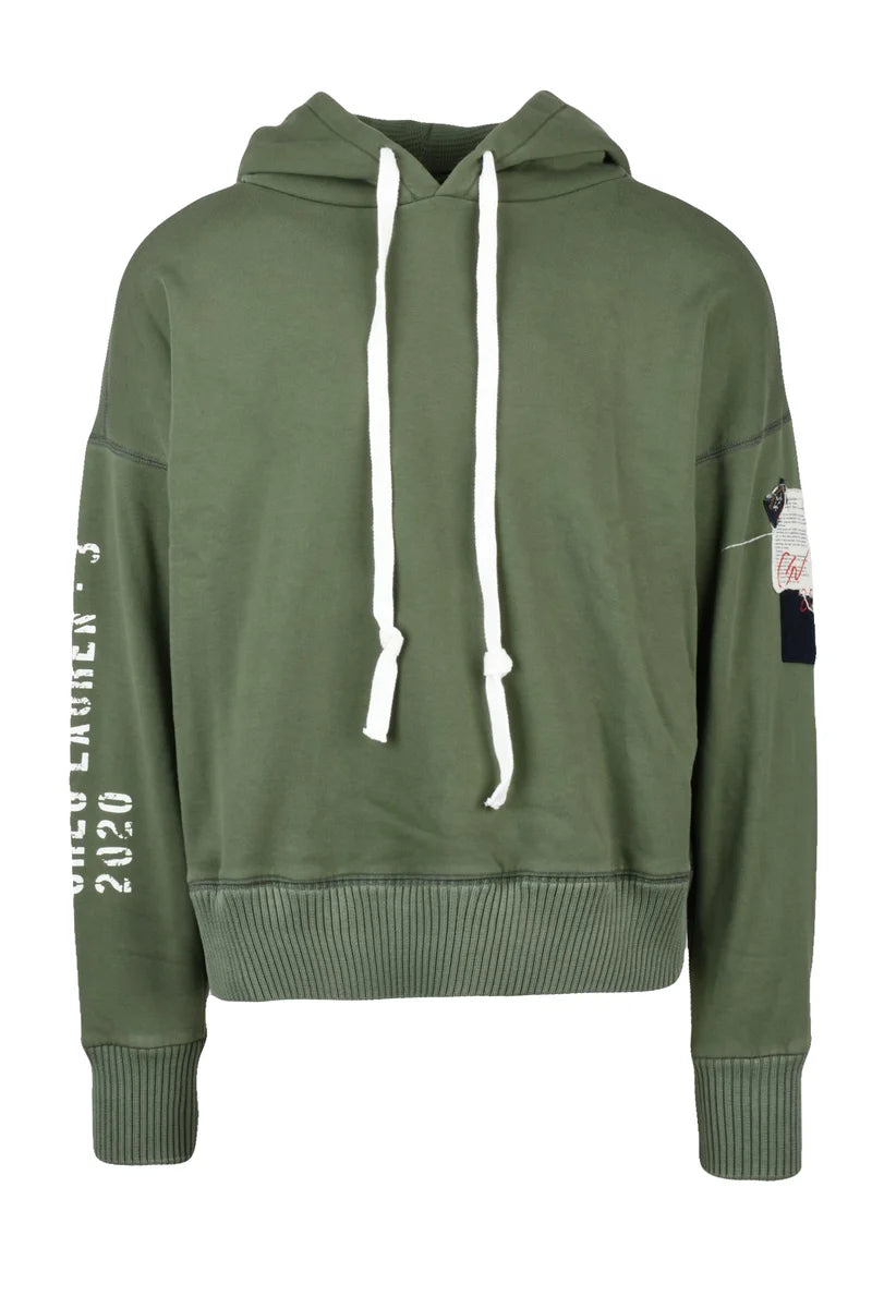 Paul & Shark Felpa con Cappuccio - Verde