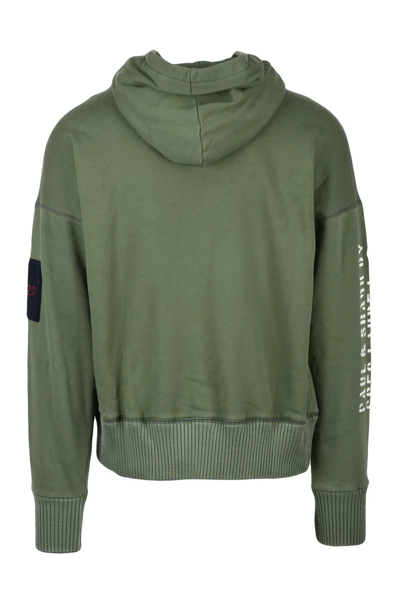 Paul & Shark Felpa con Cappuccio - Verde