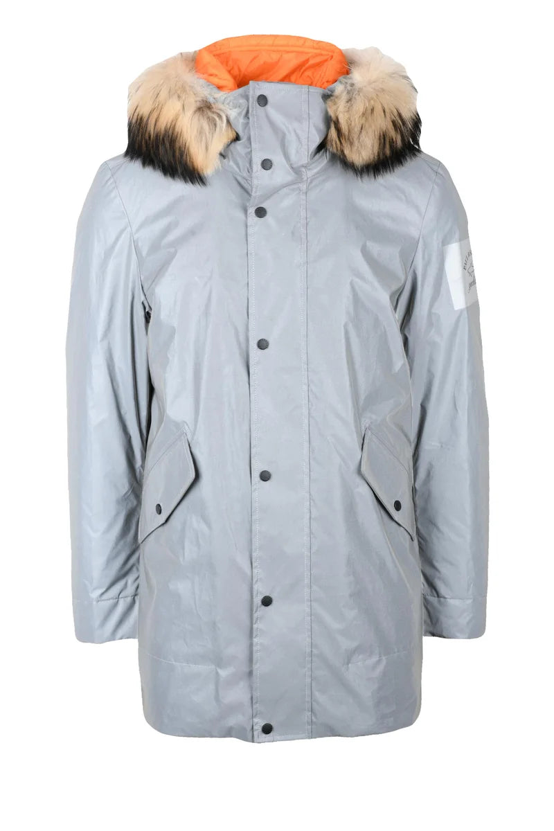 Paul & Shark Parka Reflex Evo Grigio Pelliccia Amovibile